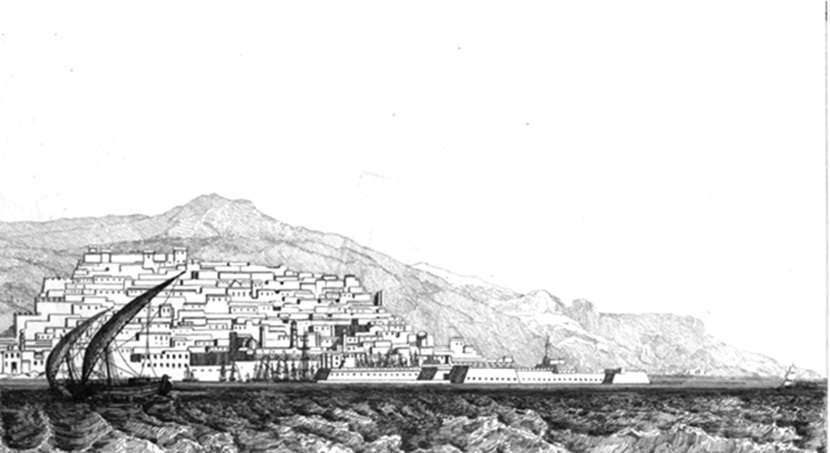 Alger estampe de 1830