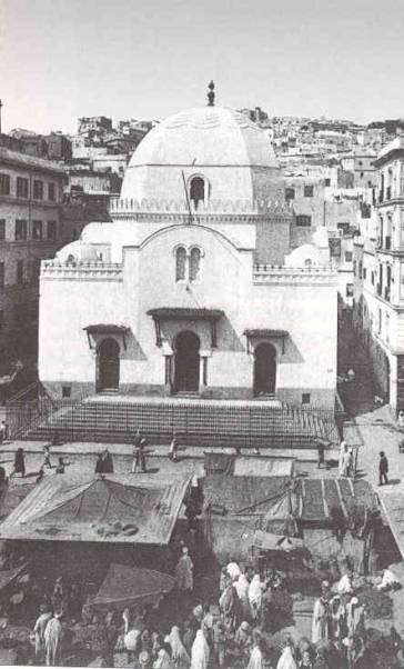 La Grande Synagogue et le petit mrch arabe. 